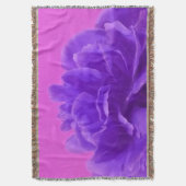 ラブリーパープルラズベリーフローラ スローブランケット (正面縦)