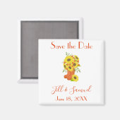 ラブリーヒマワリーセーブザデート マグネット (正面/裏面)