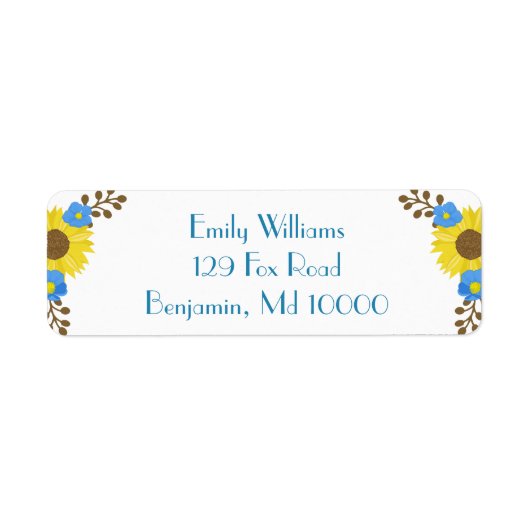 ラブリーヒマワリ ラベル (正面)