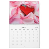 ラブリービューティフルロマンチックハート2023 カレンダー (3月 2026)