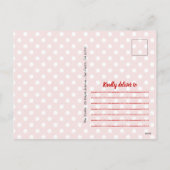 ラブリービンテージクリスマスイラストレーション シーズンポストカード (裏面)