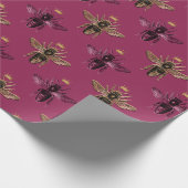 ラブリービーシリーズデザイン17 ラッピングペーパー (角)
