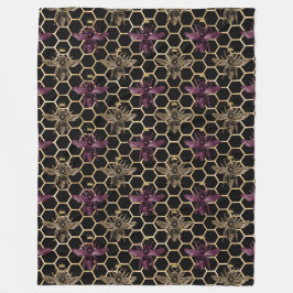 ラブリービーシリーズデザイン18 フリースブランケット