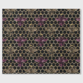 ラブリービーシリーズデザイン18 ラッピングペーパー (フラット)