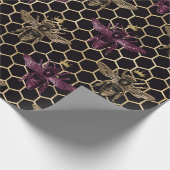 ラブリービーシリーズデザイン18 ラッピングペーパー (角)