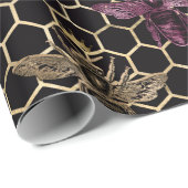 ラブリービーシリーズデザイン18 ラッピングペーパー (ロールコーナー)