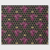 ラブリービーシリーズデザイン19 ラッピングペーパー (フラット)