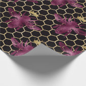 ラブリービーシリーズデザイン19 ラッピングペーパー (角)