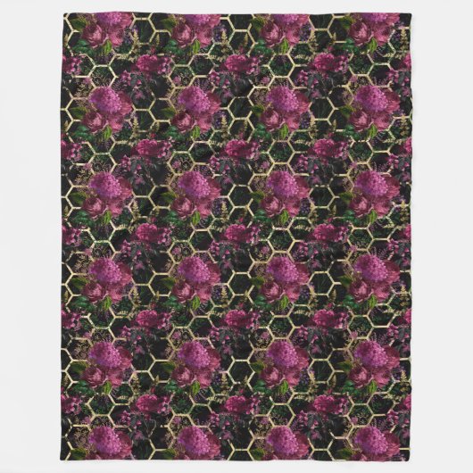 ラブリービーシリーズデザイン20 フリースブランケット (正面)