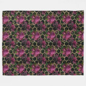 ラブリービーシリーズデザイン20 フリースブランケット (正面(横))