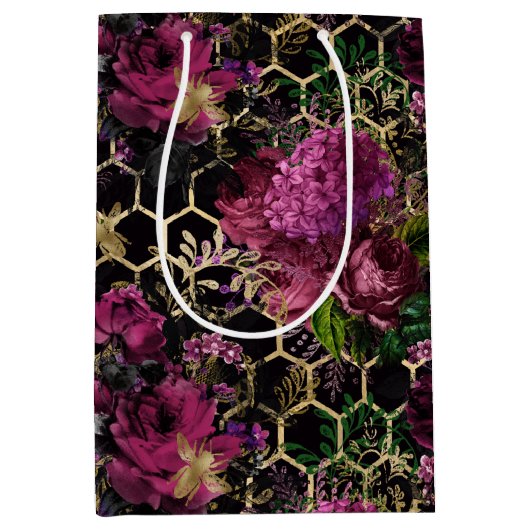 ラブリービーシリーズデザイン21 ミディアムペーパーバッグ (正面)