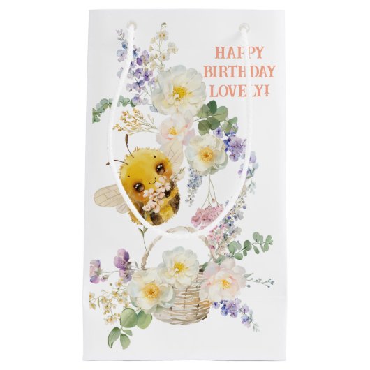 ラブリービースモール抱き枕 スモールペーパーバッグ (正面)