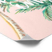 ラブリービーブスオンリー |トロピカルパラダイスパームツリー ポスター (角)