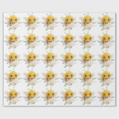 ラブリービーラッピング紙 ラッピングペーパー (フラット)