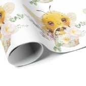 ラブリービーラッピング紙 ラッピングペーパー (ロールコーナー)