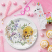 ラブリービー9インチ紙プレート ペーパープレート (パーティー)