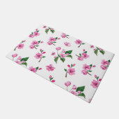 ラブリーピンクさくらんぼ花|ドアマット ドアマット (アングル)