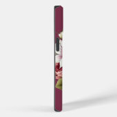 ラブリーピンクとクリーム花模様iPhoneケース Case-Mate iPhoneケース (裏面 / 右)