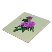 ラブリーピンクのシャクナゲ タイル (側面)