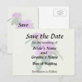 ラブリーピンクのシャクナゲ 案内ポストカード (正面/裏面)