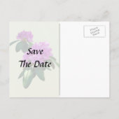 ラブリーピンクのシャクナゲ 案内ポストカード (裏面)