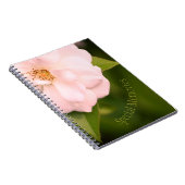 ラブリーピンクの開花バラ ノートブック (右側)