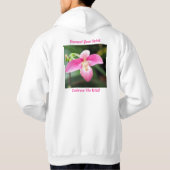 ラブリーピンクオーキッド パーカ (裏面)