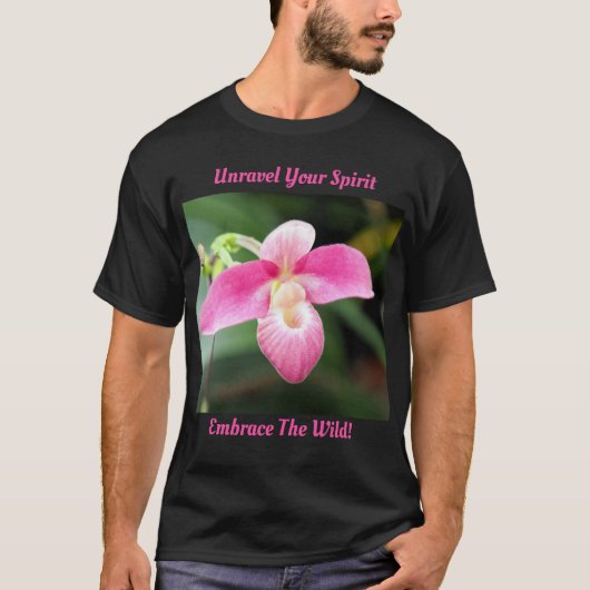 ラブリーピンクオーキッド Tシャツ (正面)