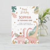 ラブリーピンクディノ 招待状 (スタンド正面)