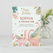 ラブリーピンクディノ 招待状 (スタンド正面)