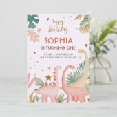 ラブリーピンクディノ 招待状 (スタンド正面)