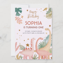 ラブリーピンクディノ 招待状