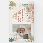 ラブリーピンクディノ 横断幕 (縦)