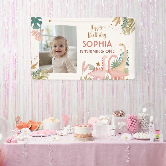 ラブリーピンクディノ 横断幕