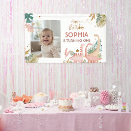 ラブリーピンクディノ 横断幕