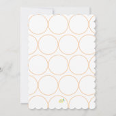 ラブリーピンクフローラブライダルシャワー招待 招待状 (裏面)