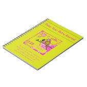 ラブリーピンクベビーバードベビー ノートブック (左側)