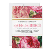 ラブリーピンクヴィンテージバラ結婚フローラ