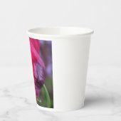 ラブリーピンク&パープルポピー 紙コップ (左)