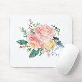 ラブリーピーニーブーケ マウスパッド (マウス)