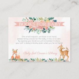 ラブリーフォレストウッドランド動物ベビー図書館 エンクロージャーカード