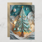 ラブリーフォレストホリデーパーティー招待状 招待状 (正面/裏面)