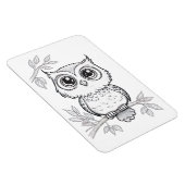 ラブリーフクロウ柔軟フォトマグネット マグネット (右側)