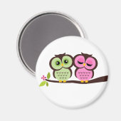 ラブリーフクロウ マグネット (正面/裏面)