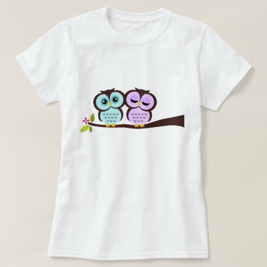 ラブリーフクロウ Tシャツ (デザイン正面)