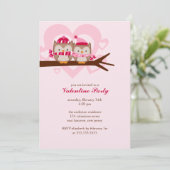 ラブリーフクロップルヴァレンティーンズデイお祝い 招待状 (スタンド正面)