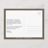 ラブリーフラズベビー誕生のお知らせ（アロエ） 案内ポストカード (裏面)