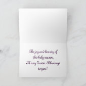 ラブリーフラワーイースター恵みカード シーズンカード (内部)