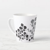 ラブリーフラワーカフェラテマグ カフェラテマグ (左アングル)