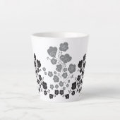 ラブリーフラワーカフェラテマグ カフェラテマグ (正面)